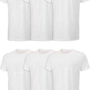 Fruit of the Loom Men's Eversoft Cotton Stay Tucked Crew T-shirt