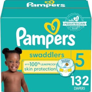 Pampers Swaddlers Diapers - Size 5, One Month Supply