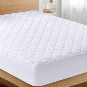 Utopia Bedding Quilted Fitted Mattress Pad (Queen)
