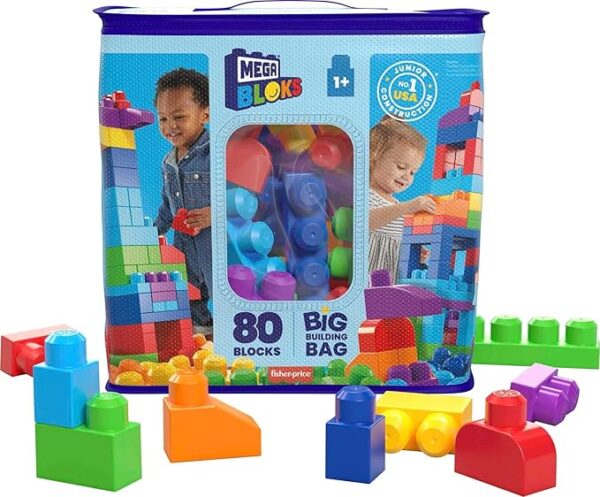 MEGA BLOKS First Builders Toddler Blocks Toys Set,