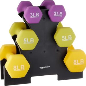 Basics Neoprene Dumbbell Hand Weights