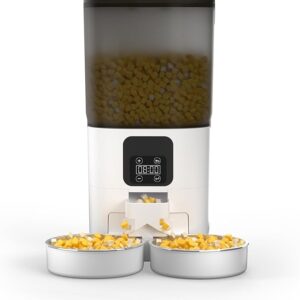 7L Automatic Cat Feeder for 2 Cats,