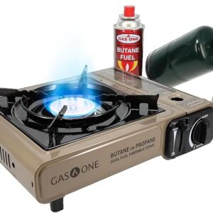 Gas One GS-3400P Propane or Butane Stove Dual Fuel Stove Portable Camping Stove -