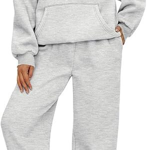 AUTOMET Womens 2 Piece Outfits Lounge Hoodie Sweatsuit Sets