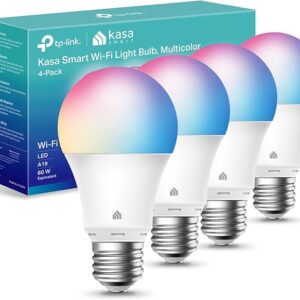 Kasa Smart Light Bulbs, Full Color Changing Dimmable Smart WiFi Bulbs