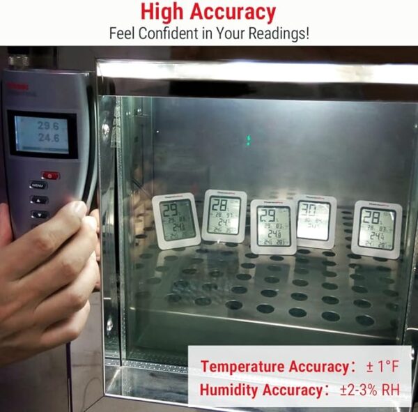 ThermoPro TP50 Digital Hygrometer Indoor Thermometer Room - Image 2