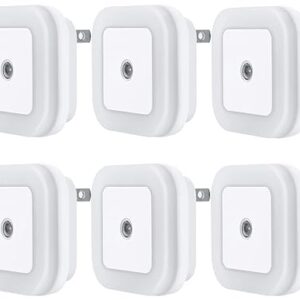 Uigos L ED Night Light Lamp with Smart Sensor Dusk to Dawn Sensor,