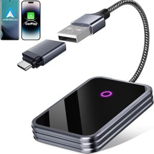 Wireless CarPlay Adapter for Android iPhone, Multi-User Wired