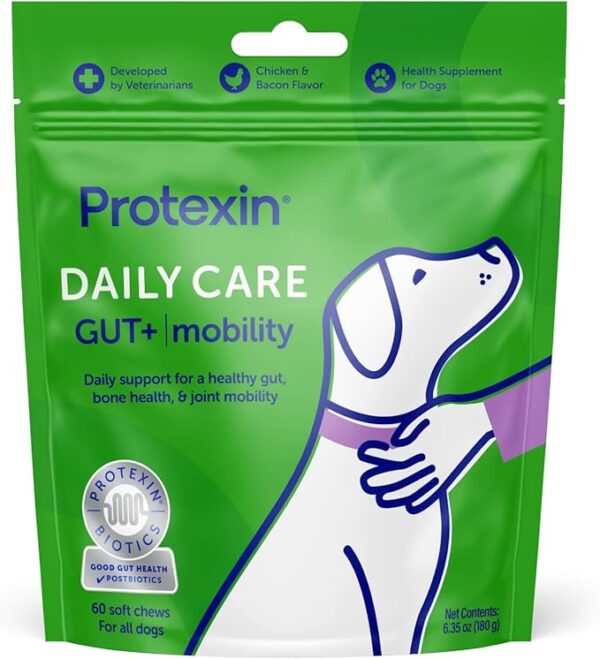Daily Care Gut+ Mobility, 60 postbiotic Dog Supplement Chews