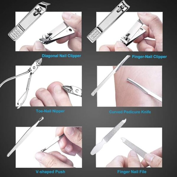 Nail Clippers Set Fingernail and Toenail Clipper Cutters - Image 2