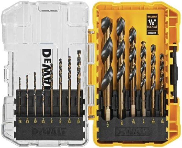 DEWALT Drill Bit Set, 14-Piece, 135 Degree Split Point,