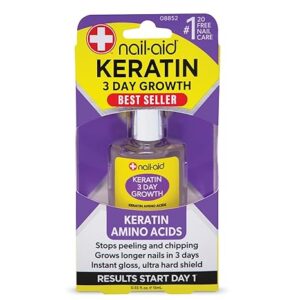 Nail-Aid Keratin 3 Day Growth Nail Treatment & Strengthener