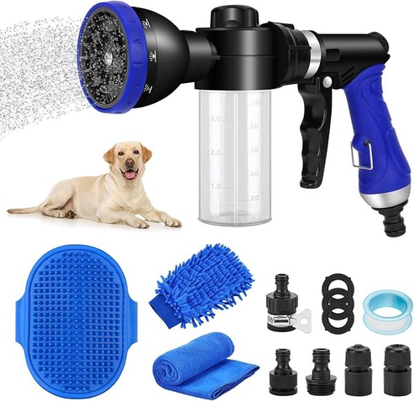 Pet Bathing Sprayer Kit,10 Spray Patterns