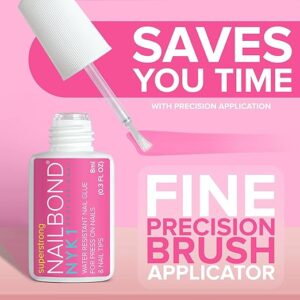 Super Strong Nail Glue for Press On Nails, Nail Tips & Acrylic Nails (8ml) NYK1 Nail