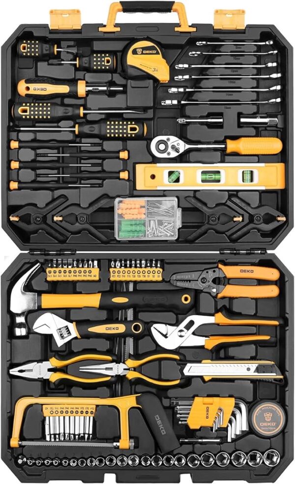 DEKOPRO 228 Piece Socket Wrench Auto Repair Tool Combination