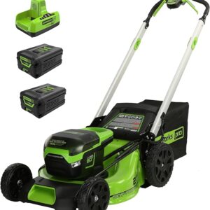 Greenworks 60V 21” Cordless (Self-Propelled) Lawn Mower (LED Lights
