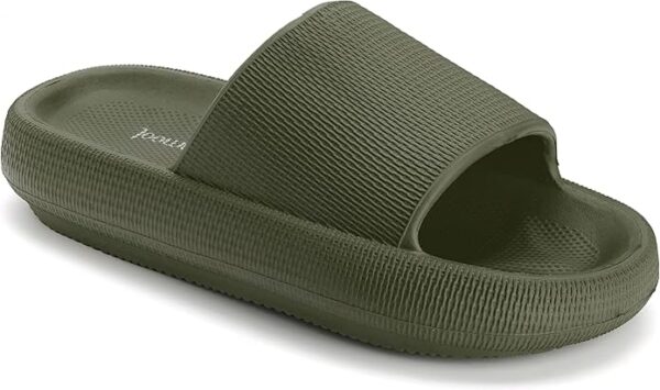 Joomra Pillow Slippers for Women and Men Non Slip Quick Drying Shower