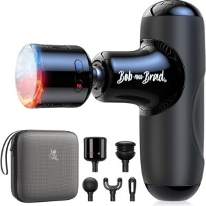 BOB AND BRAD Q2 Pro Mini Massage Gun with Heat and Cold Head,