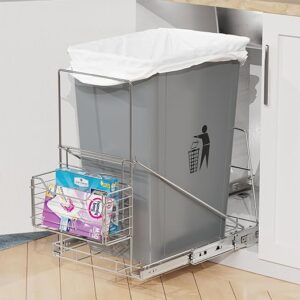 Volitaous Under Sink Trash Can Shelf Pull Out,