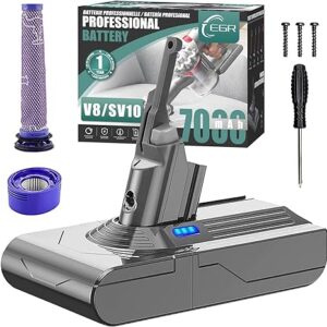 EGR Upgraded 7000mAh V8 Battery Replacement Compatible with Dyson