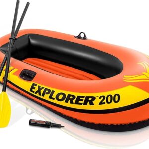 INTEX Explorer Inflatable Boat Series: Dual Air Chambers