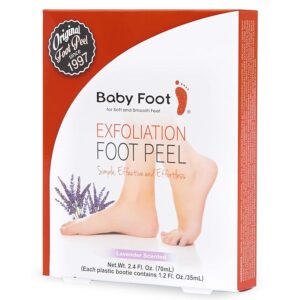 Baby Foot Original Exfoliation Foot Peel - Callus Remover for Rough Cracked, Dry Feet