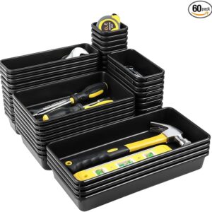 Upgraded 60PCS Tool Box Organizer Tray Divider