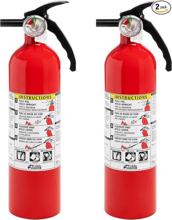 Kidde Fire Extinguisher for Home, 1-A:10-B:C,
