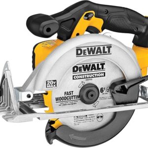 DEWALT 20V MAX Circular Saw, 6-1/2-Inch Blade, 460 MWO Engine