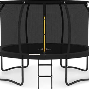 JUMPZYLLA Trampoline 8FT 10FT 12FT 14FT 15FT 16FT Trampoline with Enclosure -
