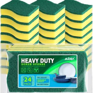 AIDEA Heavy Duty Scrub Sponge-24Count