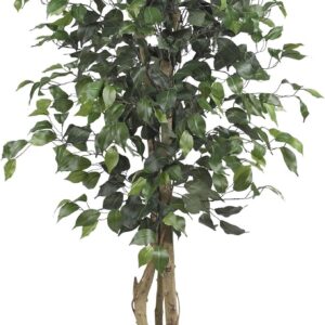 Nearly Natural 5299 Ficus Silk Tree, 4-Feet(48 in), Green