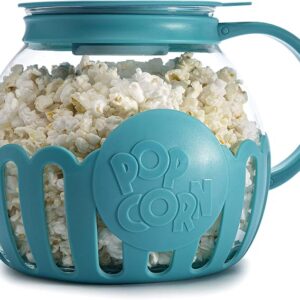Ecolution Patented Micro-Pop Microwave Popcorn Popper with Temperature Safe Glass,