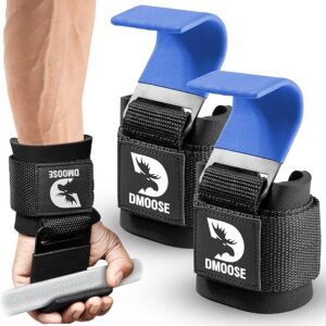 DMoose Fitness Weight Lifting Hooks for Men & Women