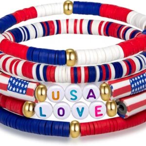 Artlunar USA Love Bracelets - 4th of July Accessories