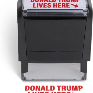 Donald Trump Lives Here Stamp - Self Inking Custom Stamp