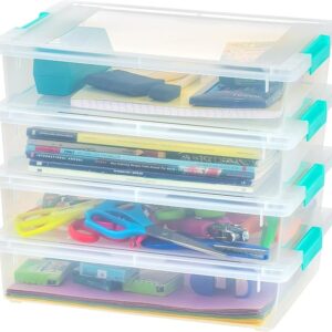 Limet time deasls  -19 % IRIS USA 6 Qt. Plastic Storage Bins Containers