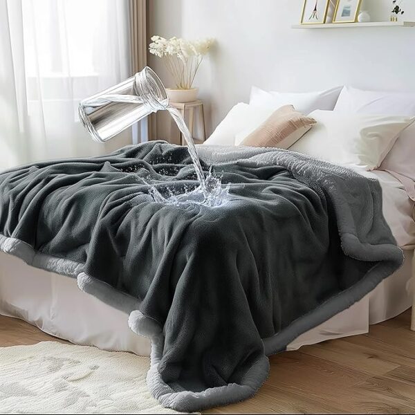 Sherpa Fleece Blanket – Reversible  -11%