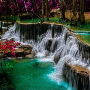 Limet time deasls  -50% Huay mae khamin Waterfall Thailand1000 Pieces Wooden